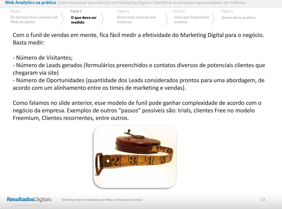 de Oportunidades (quantidade dos Leads considerados prontos para uma abordagem, de acordo com um alinhamento entre os times de marketing e vendas).