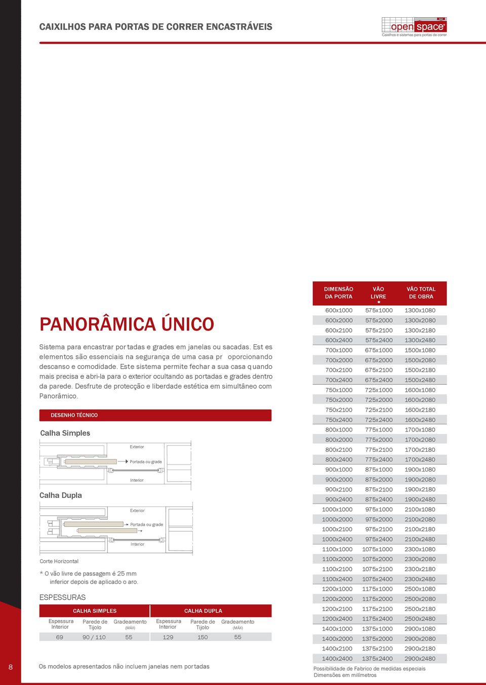 Este sistema permite fechar a sua casa quando mais precisa e abri-la para o exterior ocultando as portadas e grades dentro da parede.