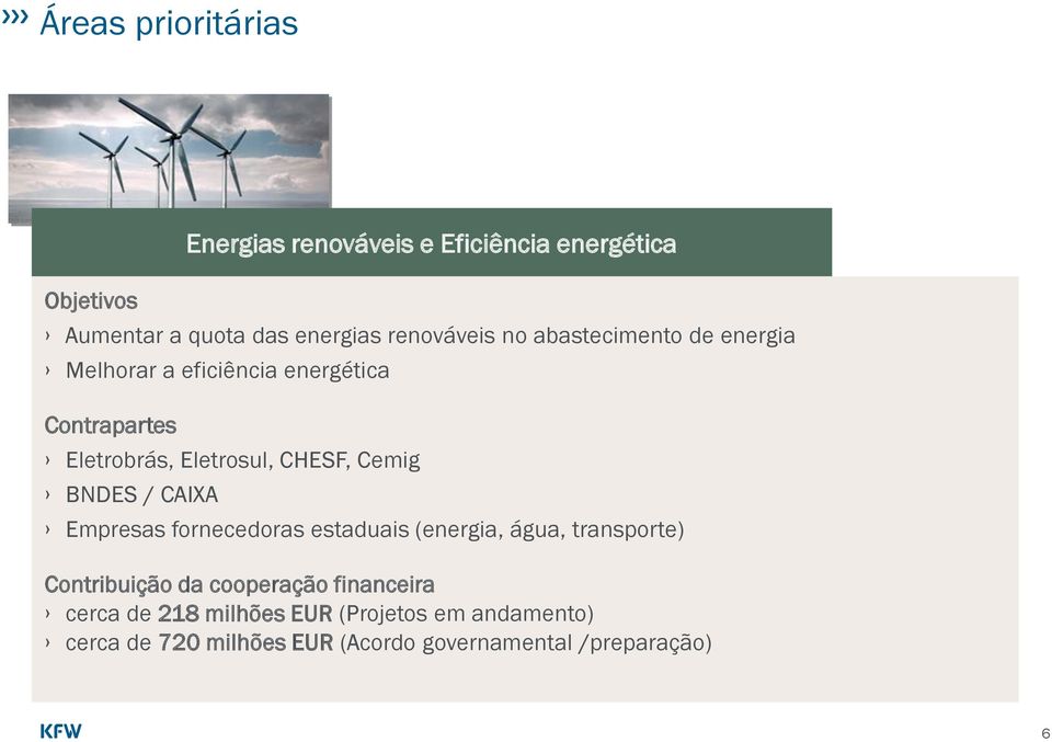 CHESF, Cemig BNDES / CAIXA Empresas fornecedoras estaduais (energia, água, transporte) Contribuição da