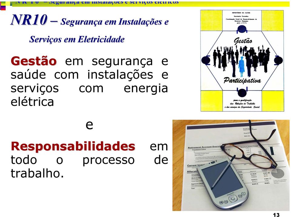 instalações e serviços com energia elétrica e