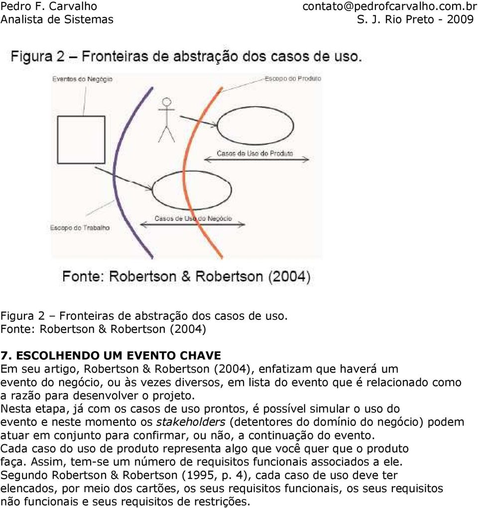 desenvolver o projeto.