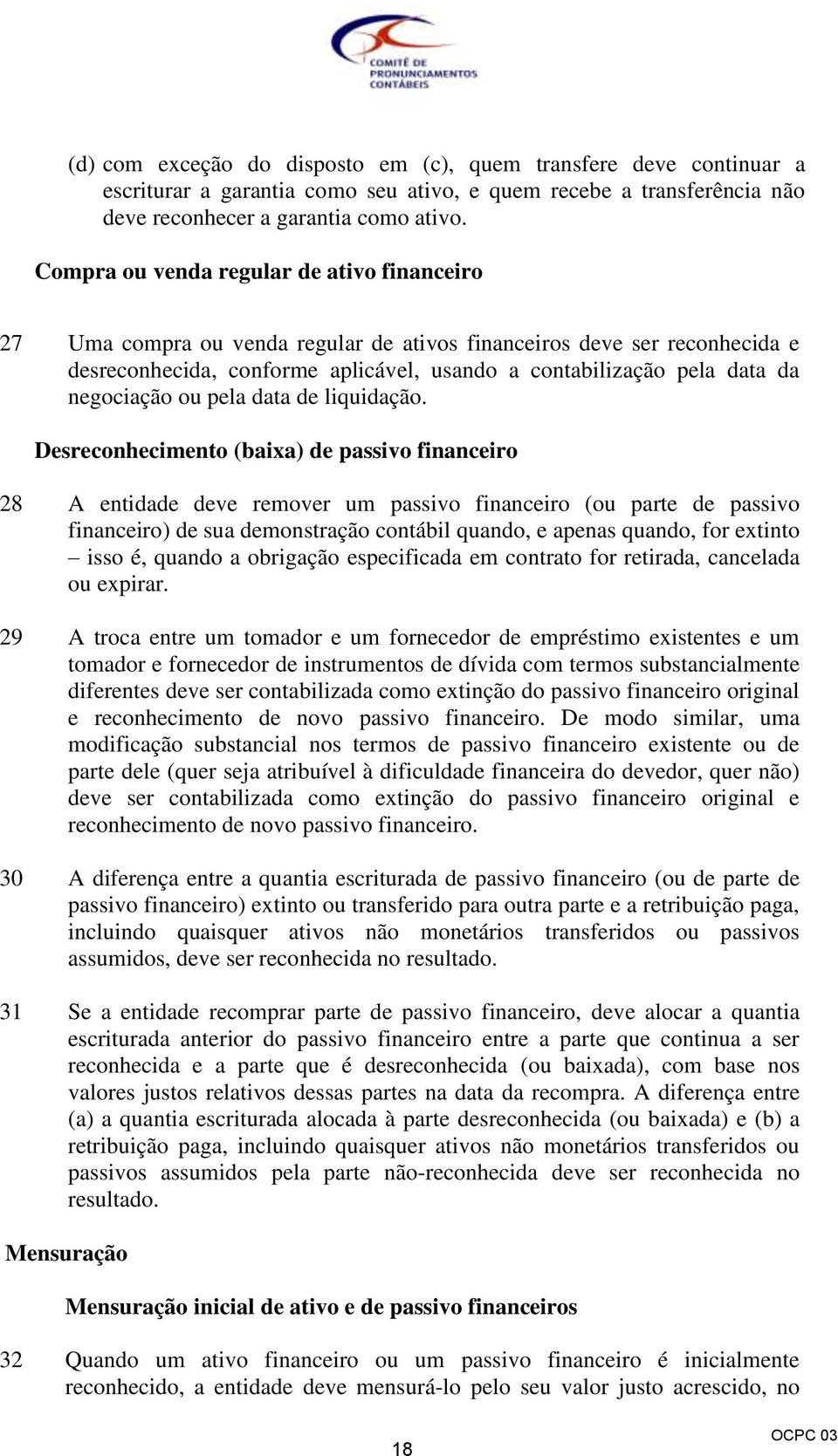 negociação ou pela data de liquidação.