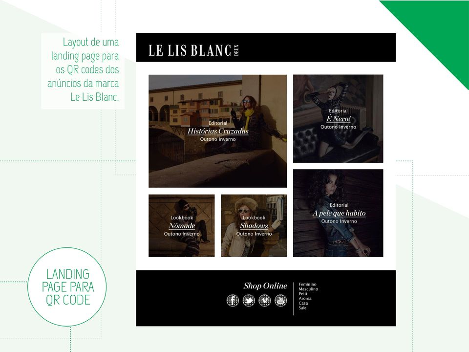 anúncios da marca Le Lis