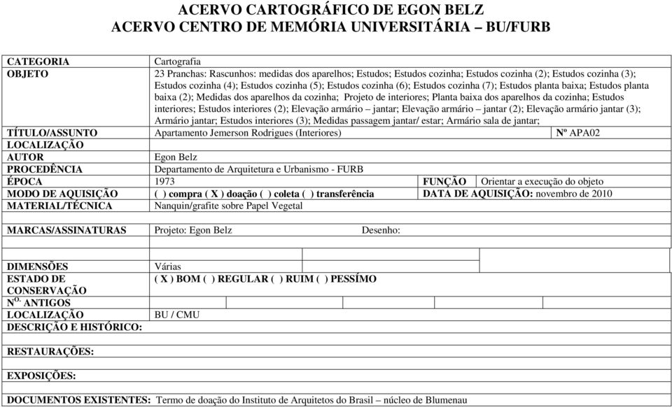 de interiores; Planta baixa dos aparelhos da cozinha; Estudos interiores; Estudos interiores (2); Elevação armário jantar; Elevação armário jantar (2); Elevação armário jantar (3); Armário jantar;