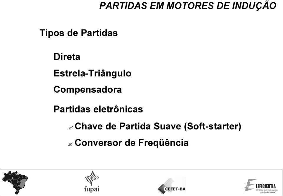 Compensadora Partidas eletrônicas Chave de