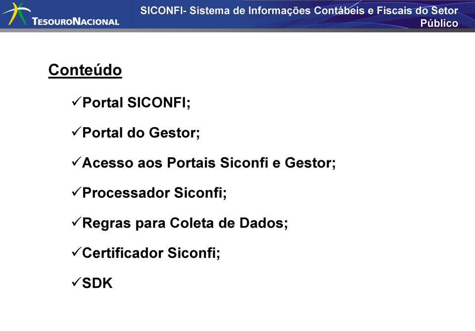 Processador Siconfi; Regras para Coleta de Dados; Certificador