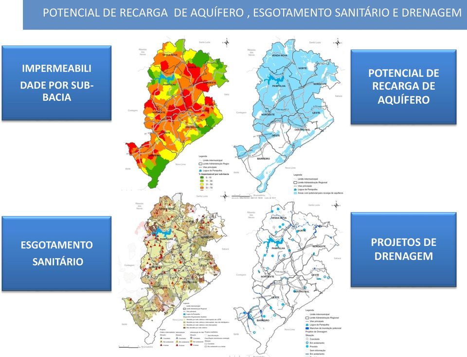 HIDROGRÁFICA IMPERMEABILI DADE POR SUB- BACIA