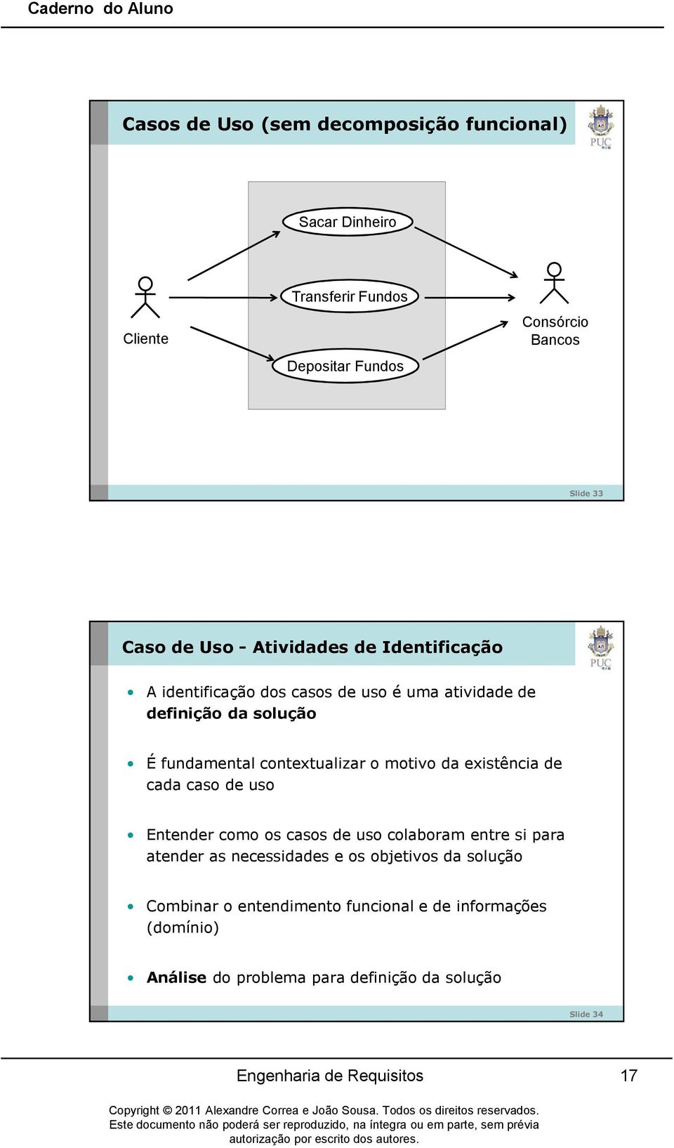 contextualizar o motivo da existência de cada caso de uso Entender como os casos de uso colaboram entre si para atender as