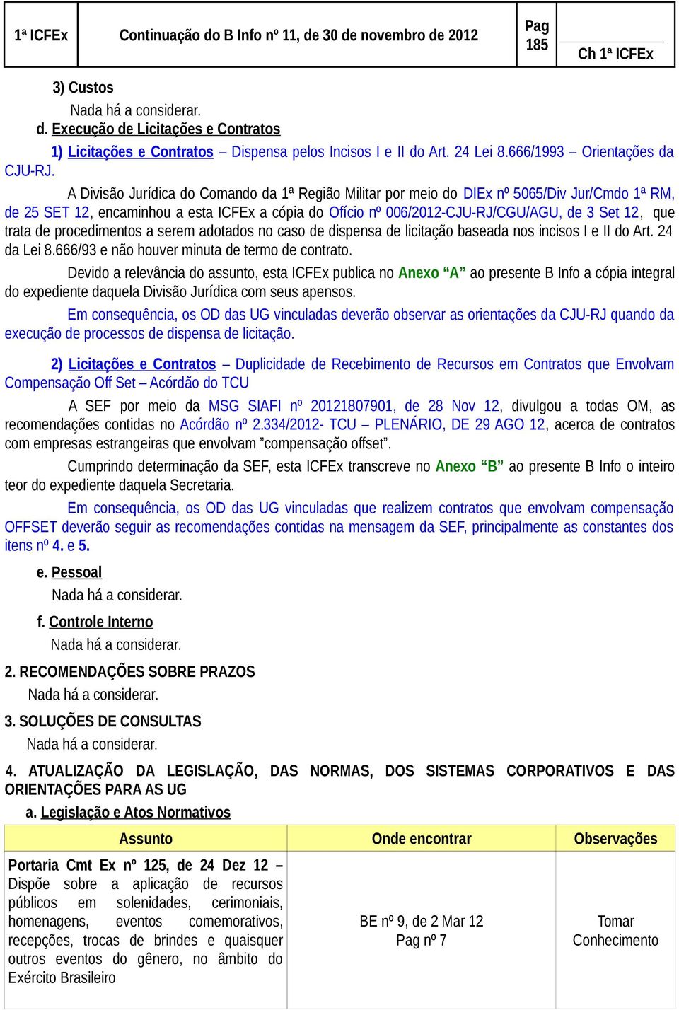 trata de procedimentos a serem adotados no caso de dispensa de licitação baseada nos incisos I e II do Art. 24 da Lei 8.666/93 e não houver minuta de termo de contrato.