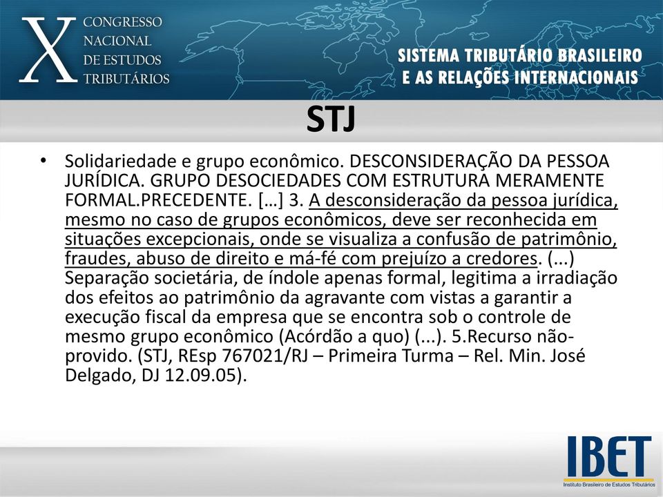 abuso de direito e má-fé com prejuízo a credores. (.