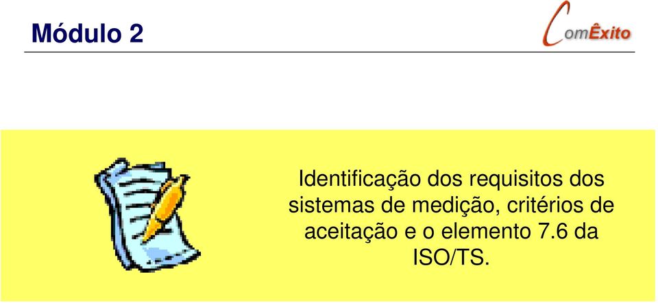 medição, critérios de