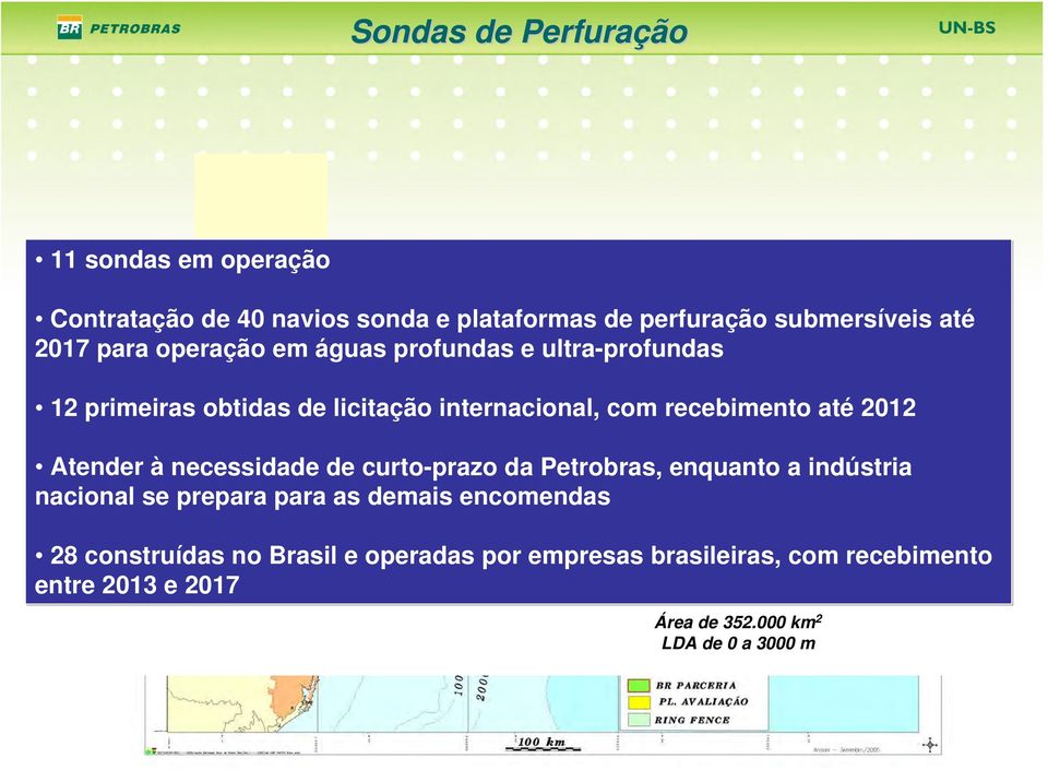 2012 Atender à necessidade de curto-prazo da Petrobras, enquanto a indústria nacional se prepara para as demais encomendas 28