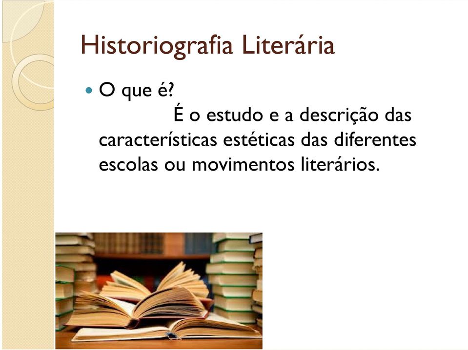 características estéticas das