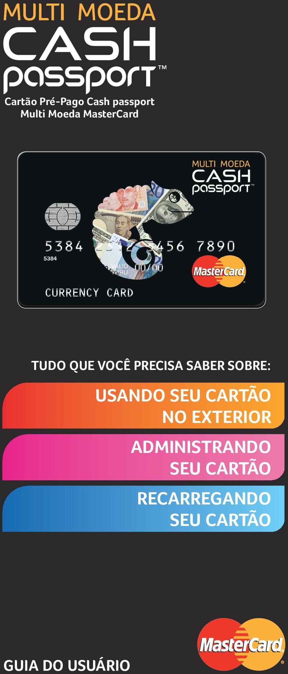 USANDO SEU CARTÃO NO EXTERIOR ADMINISTRANDO