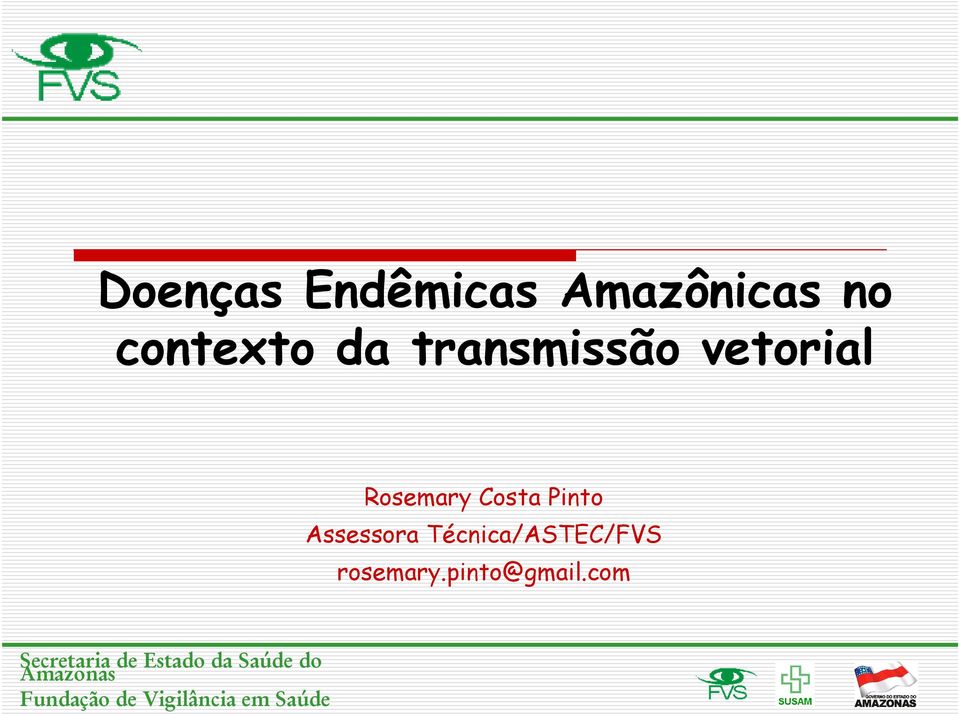 Assessora Técnica/ASTEC/FVS rosemary.
