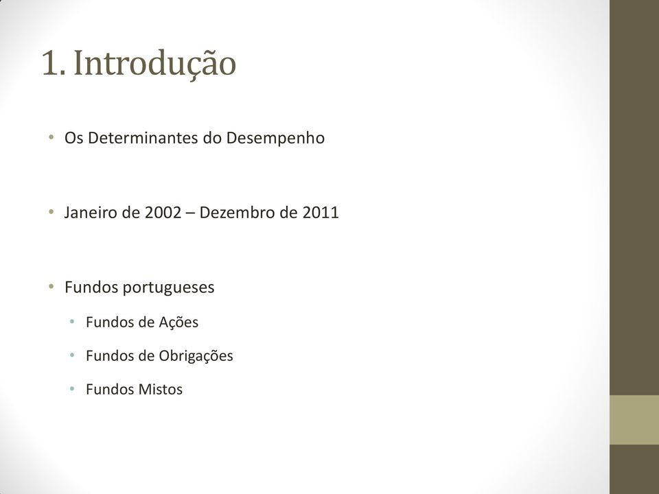 de 2011 Fundos portugueses Fundos de