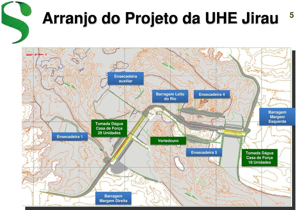 Força 28 Unidades Vertedouro Barragem Margem Esquerda