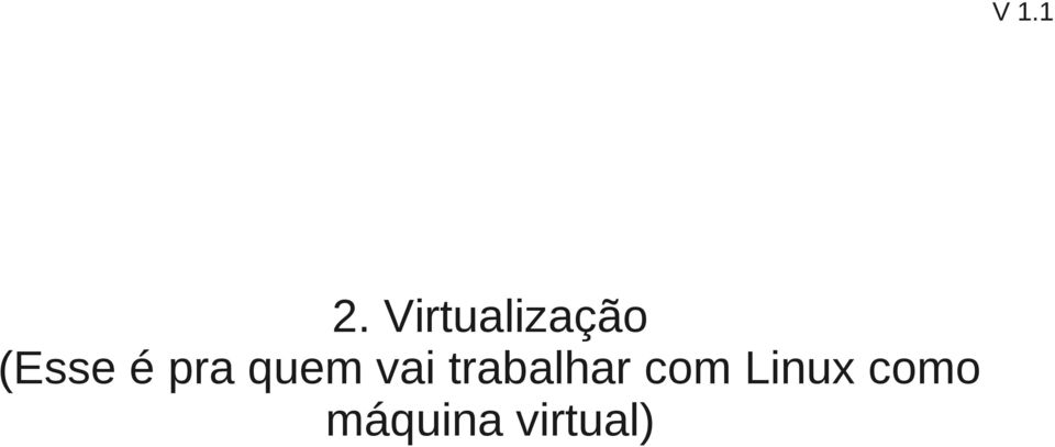 trabalhar com Linux