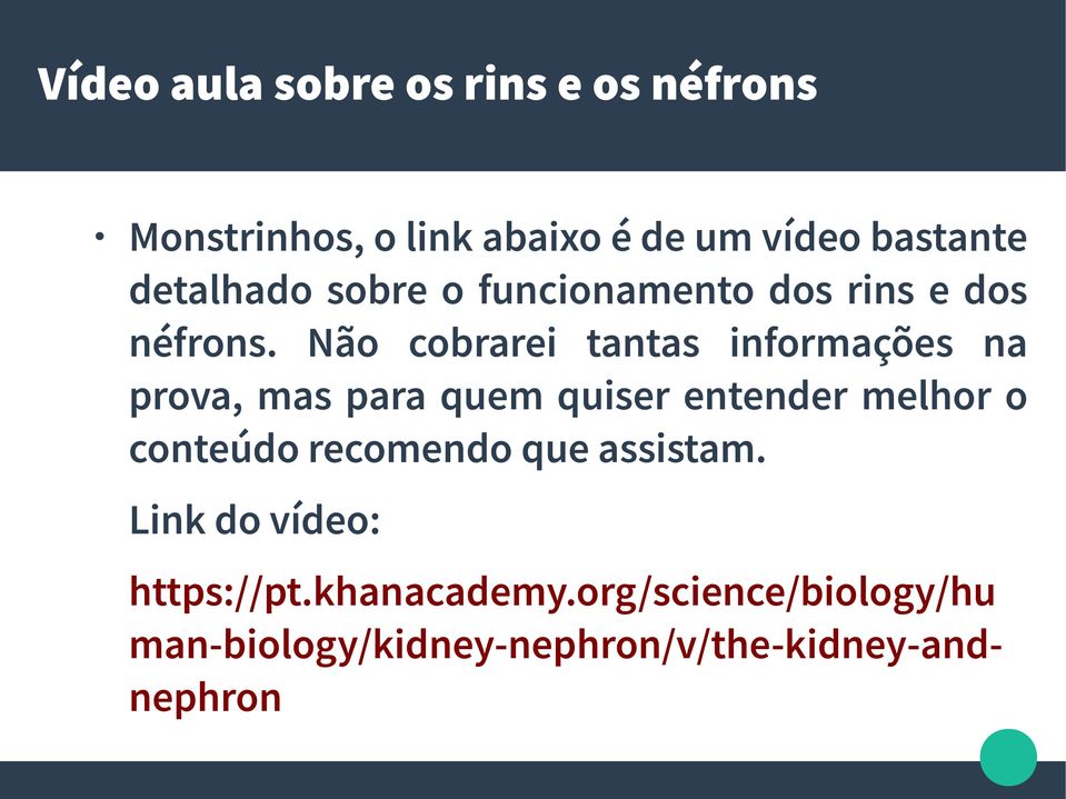 Não cobrarei tantas informações na prova, mas para quem quiser entender melhor o conteúdo