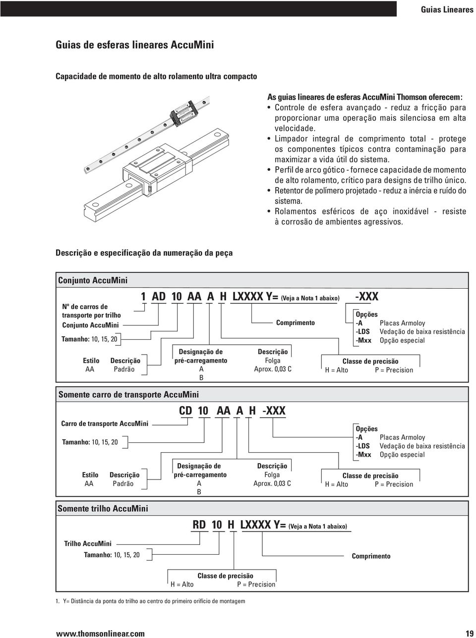 Limpador integral de comprimento total - protege os componentes típicos contra contaminação para maximizar a vida útil do sistema.