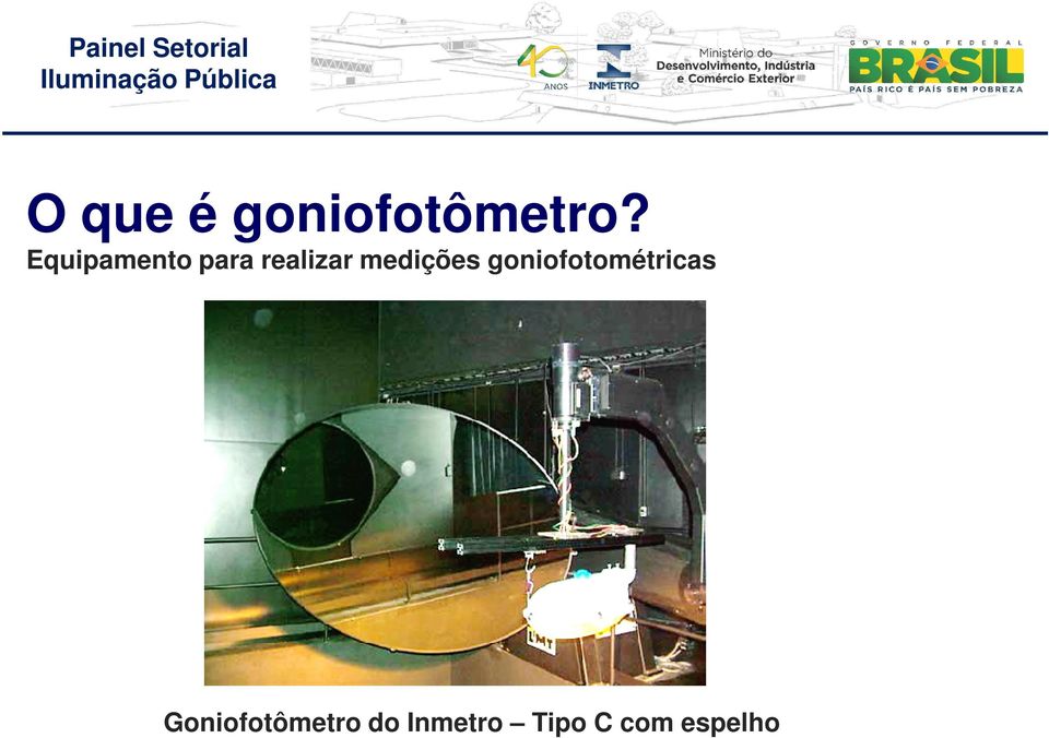 medições goniofotométricas
