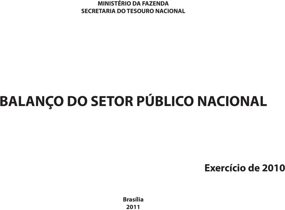 NACIONAL BALANÇO DO SETOR