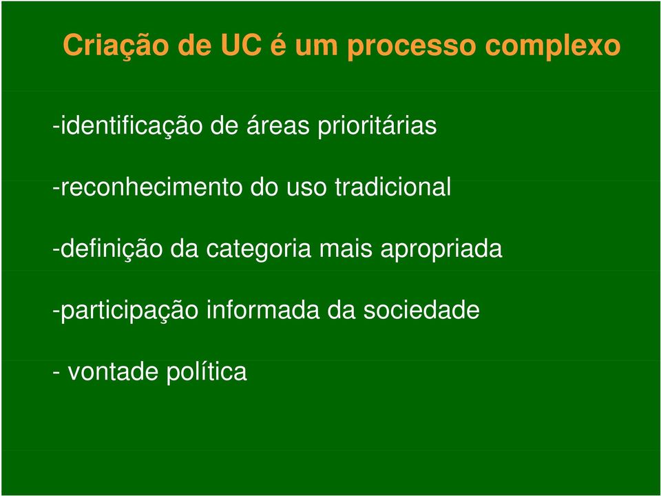 tradicional i -definição da categoria mais