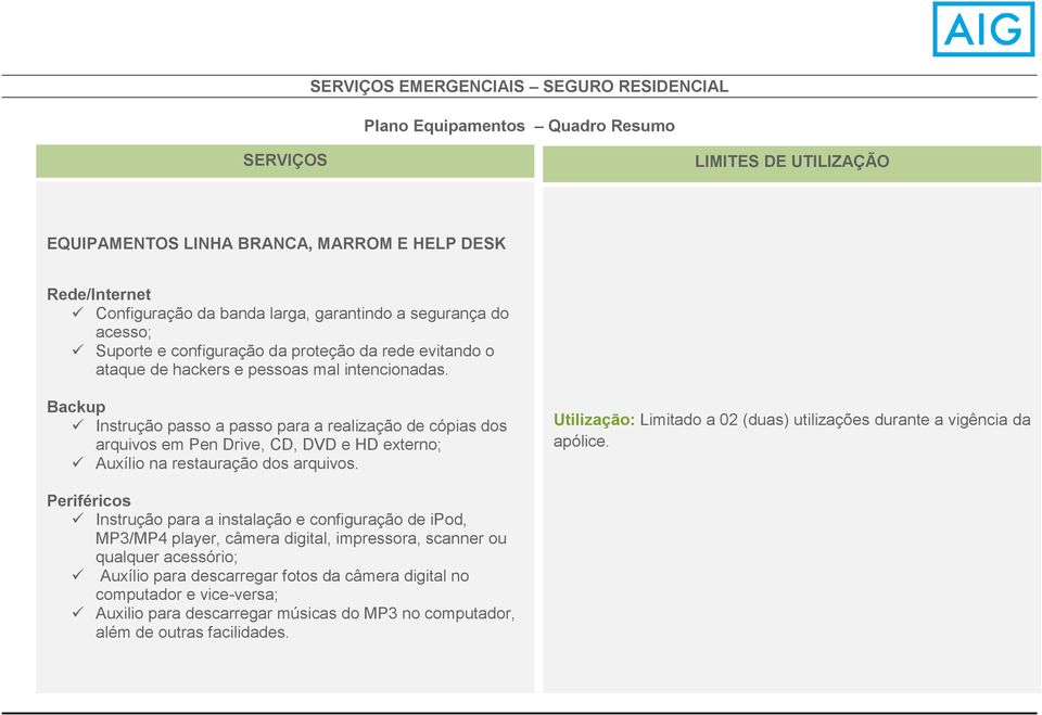 Backup Instrução passo a passo para a realização de cópias dos arquivos em Pen Drive, CD, DVD e HD externo; Auxílio na restauração dos arquivos.