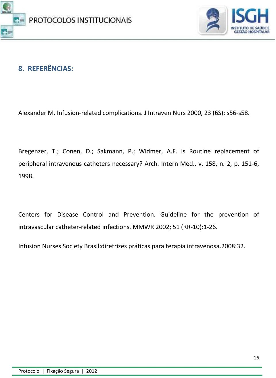 2, p. 151-6, 1998. Centers for Disease Control and Prevention.