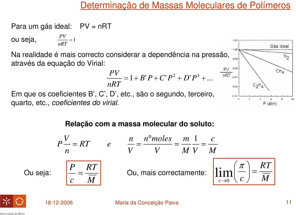 , são o segundo, terceiro, quarto, etc., coeficientes do virial.