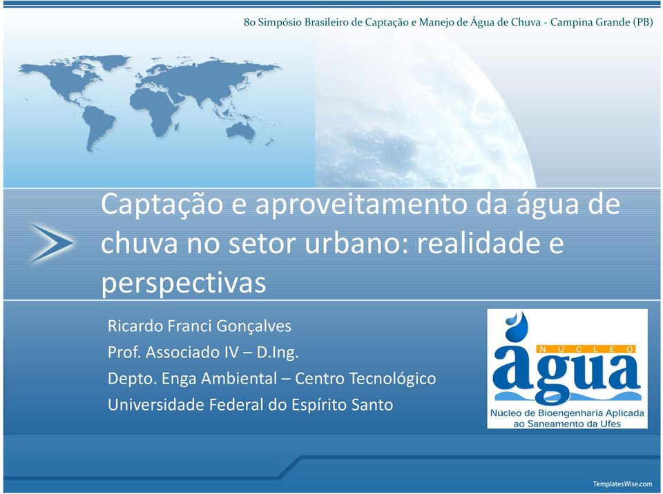 realidade e perspectivas Ricardo Franci Gonçalves Prof. Associado IV D.Ing.