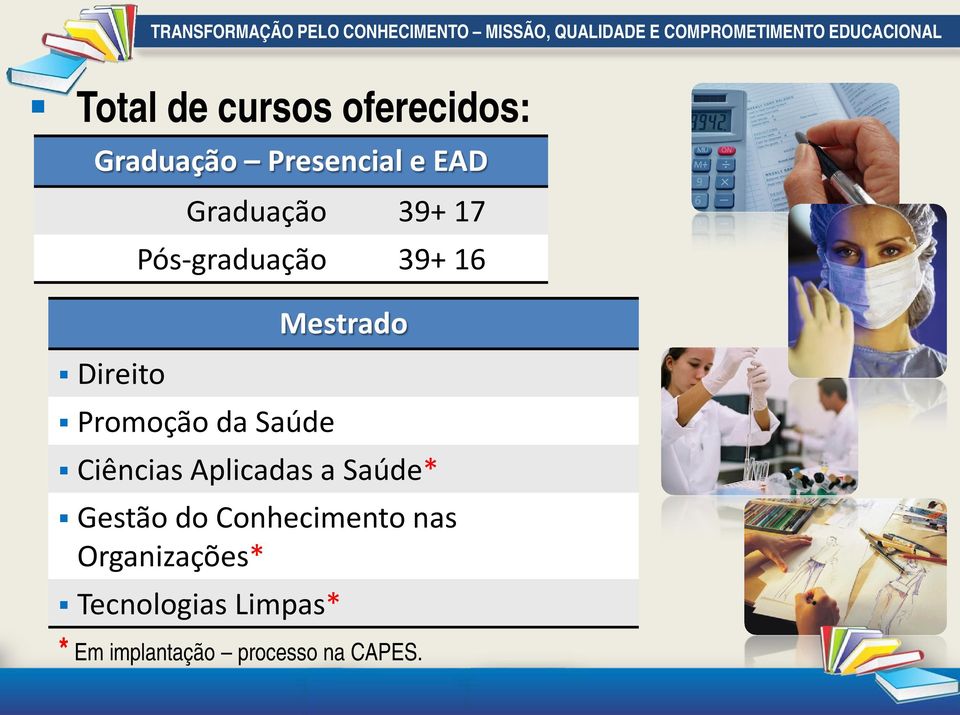 Mestrado Ciências Aplicadas a Saúde* Gestão do Conhecimento