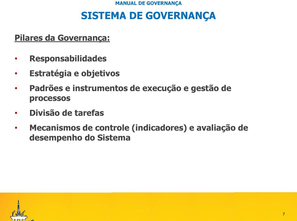 instrumentos de execução e gestão de processos Divisão de