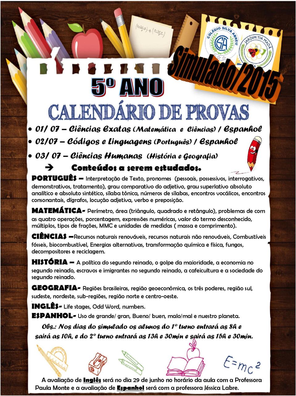 MATEMÁTICA- Perímetro, área (triângulo, quadrado e retângulo), problemas de com as quatro operações, porcentagem, expressões numéricas, valor do termo desconhecido, múltiplos, tipos de frações, MMC e