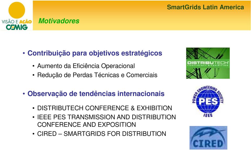 tendências internacionais DISTRIBUTECH CONFERENCE & EXHIBITION IEEE PES