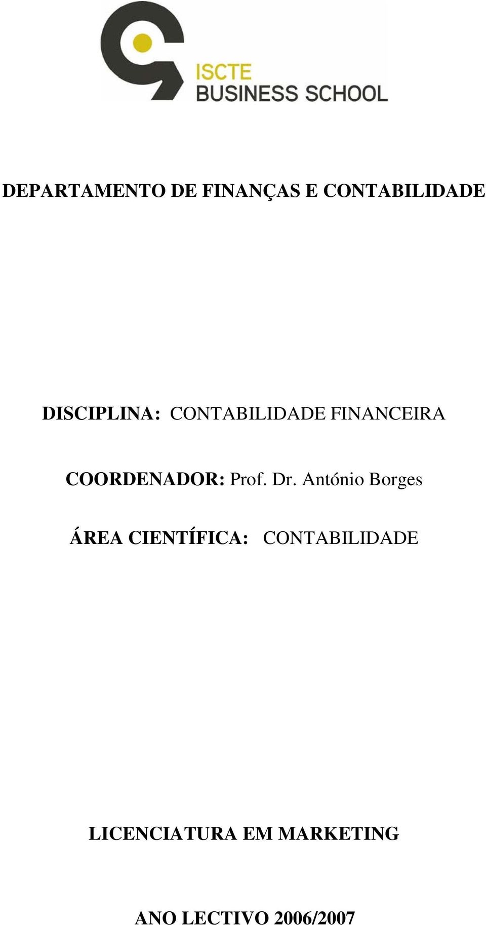 COORDENADOR: Prof. Dr.