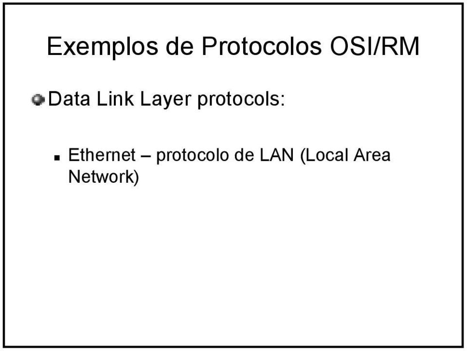 protocols: Ethernet