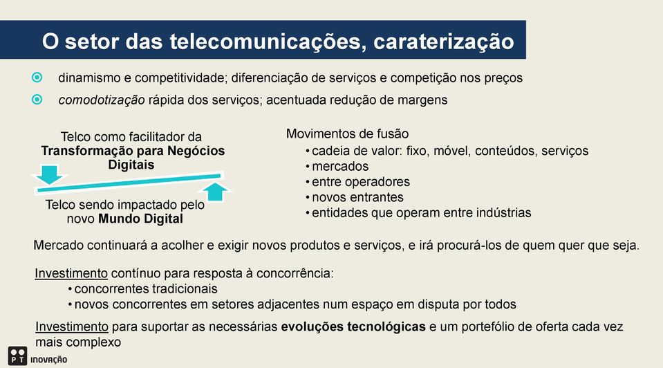 entrantes entidades que operam entre indústrias Mercado continuará a acolher e exigir novos produtos e serviços, e irá procurá-los de quem quer que seja.