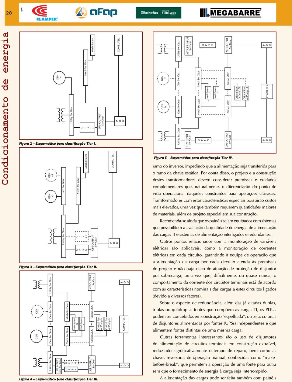 IT IT ALT OTT Figura 5 Esquemático para classificação Tier IV. Mech Mech Mech ystem Mech ystem ramo do inversor, impedindo que a alimentação seja transferida para o ramo da chave estática.