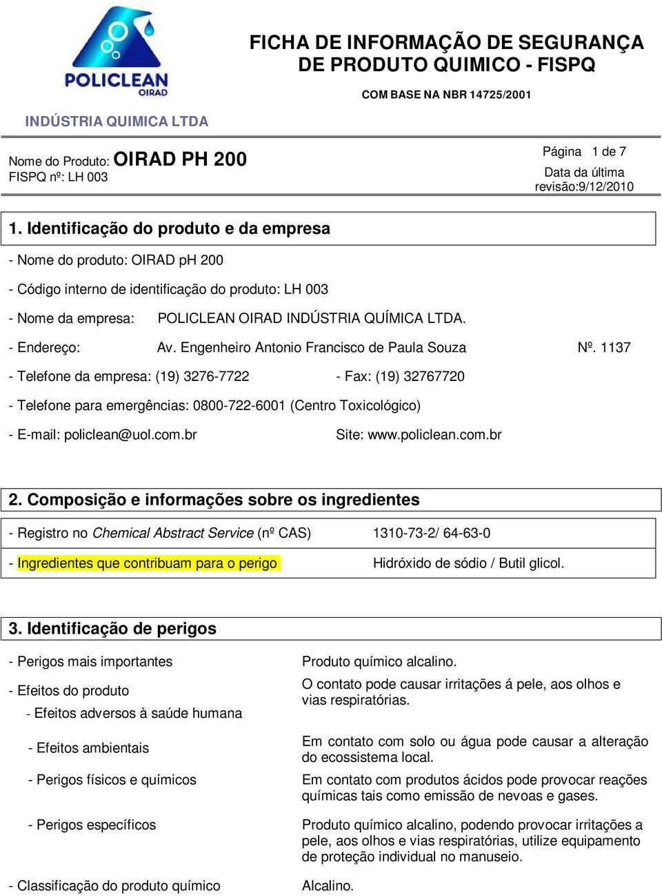 Engenheiro Antonio Francisco de Paula Souza Nº.