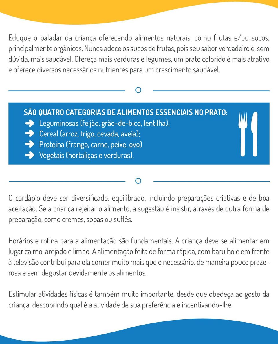 SÃO QUATRO CATEGORIAS DE ALIMENTOS ESSENCIAIS NO PRATO: Leguminosas (feijão, grão-de-bico, lentilha); Cereal (arroz, trigo, cevada, aveia); Proteína (frango, carne, peixe, ovo) Vegetais (hortaliças e