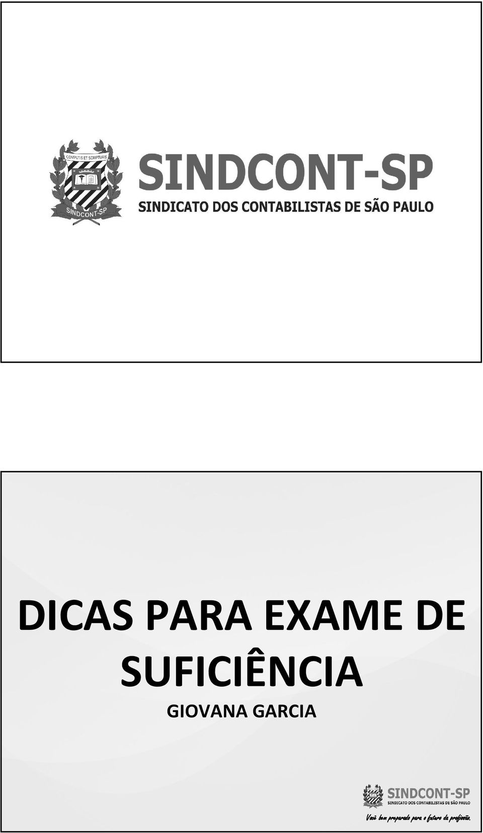 SUFICIÊNCIA