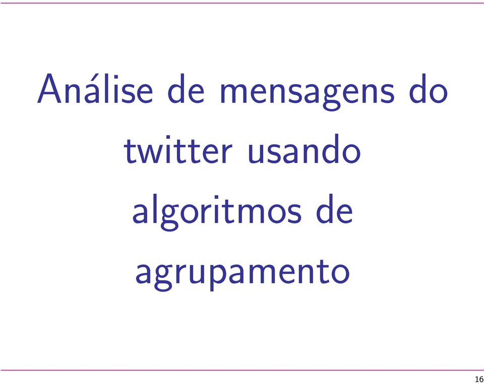 twitter usando