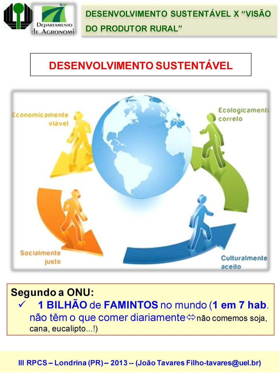 BILHÃO de FAMINTOS no mundo (1 em 7 hab.
