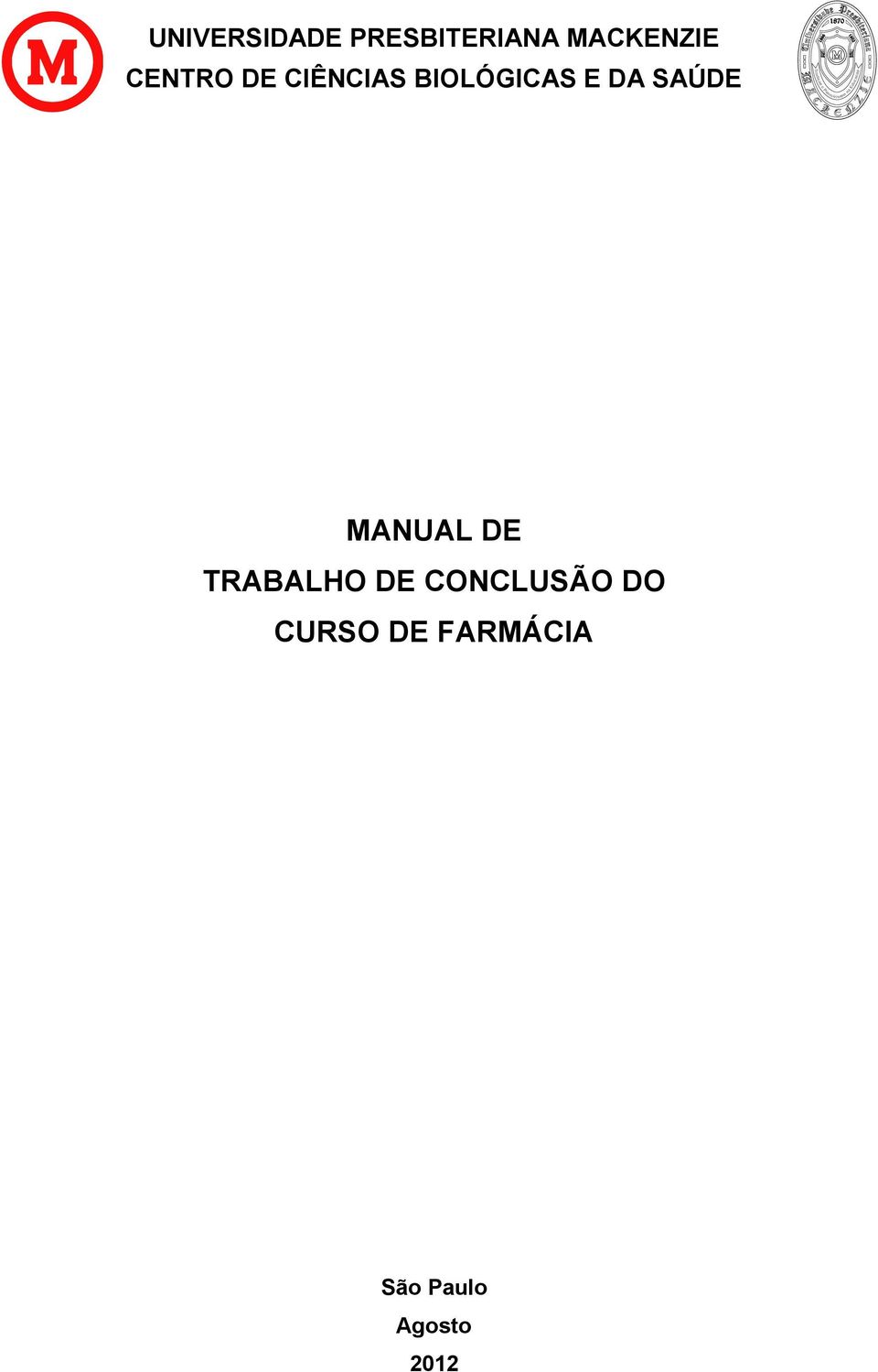 CURSO DE FARMÁCIA