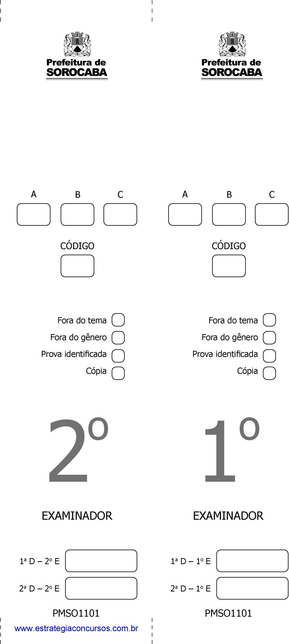 Prova identificada Cópia 2 o 1 o EXAMINADOR EXAMINADOR 1