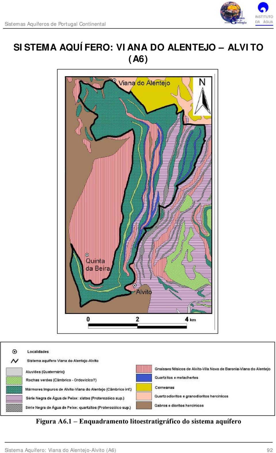 1 Enquadramento litoestratigráfico do