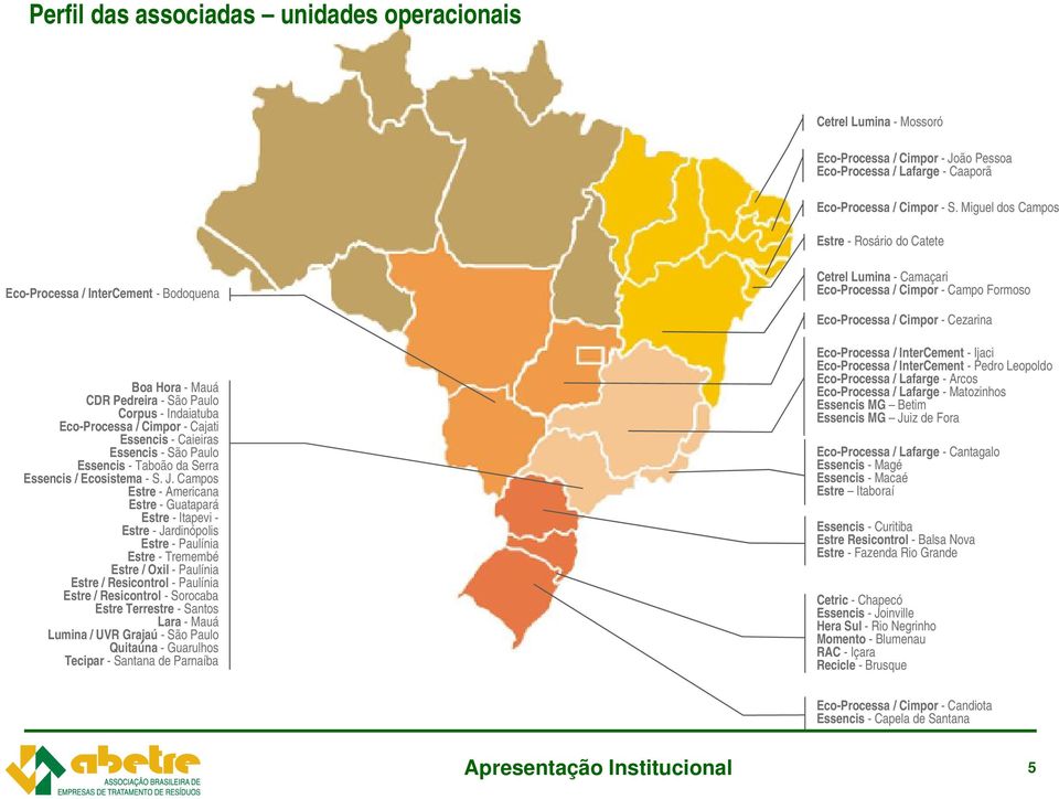 Essencis - São Paulo Essencis - Taboão da Serra Essencis / Ecosistema - S. J.
