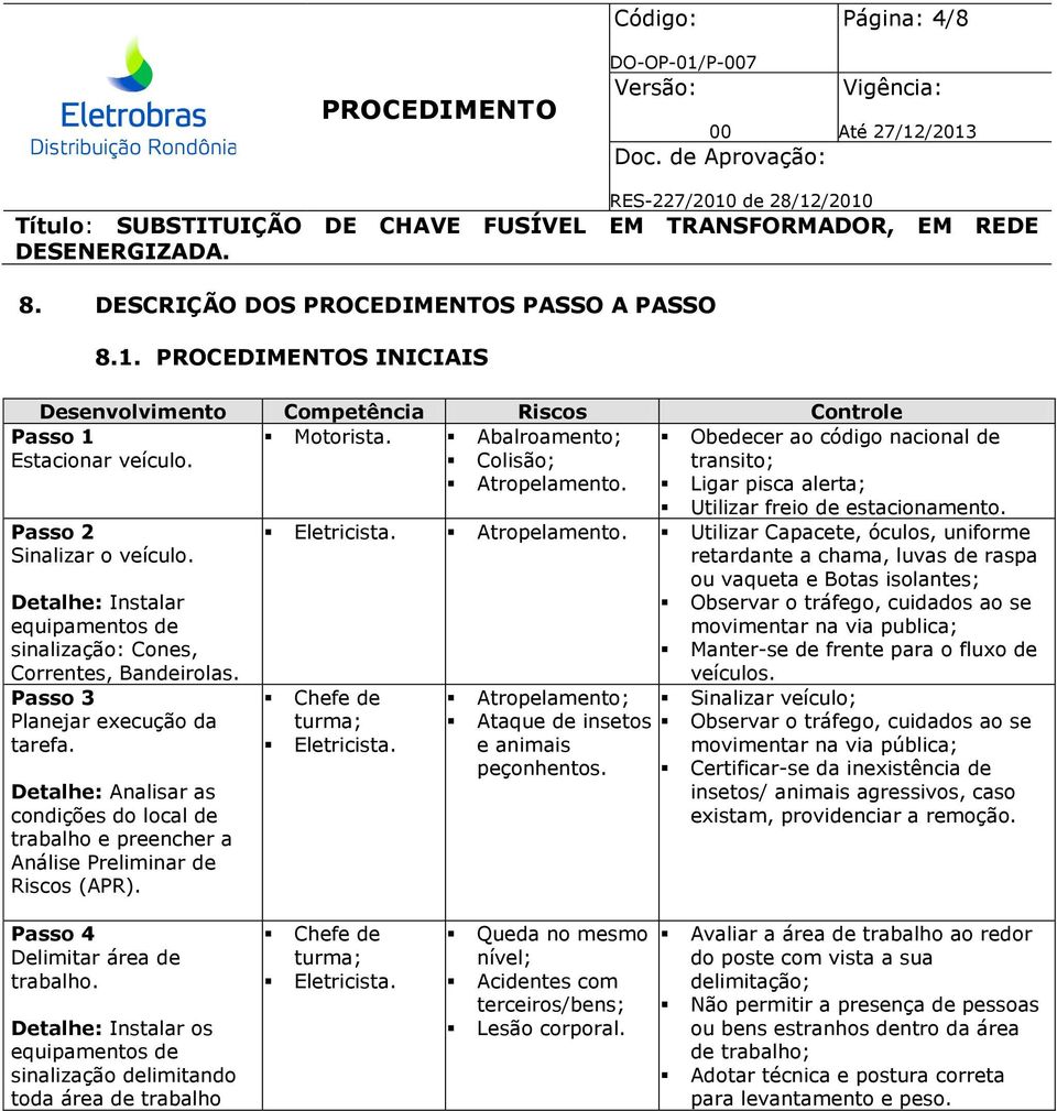 Motorista. Abalroamento; Colisão; Atropelamento.