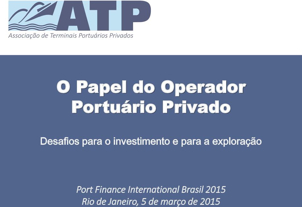 exploração Port Finance International